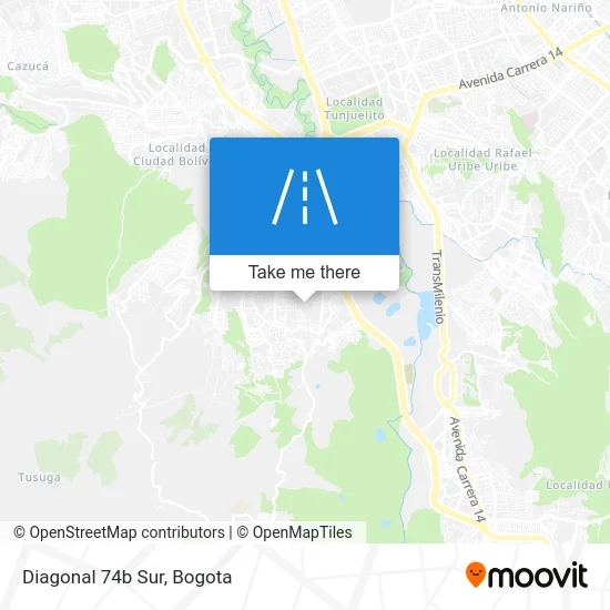 Diagonal 74b Sur map