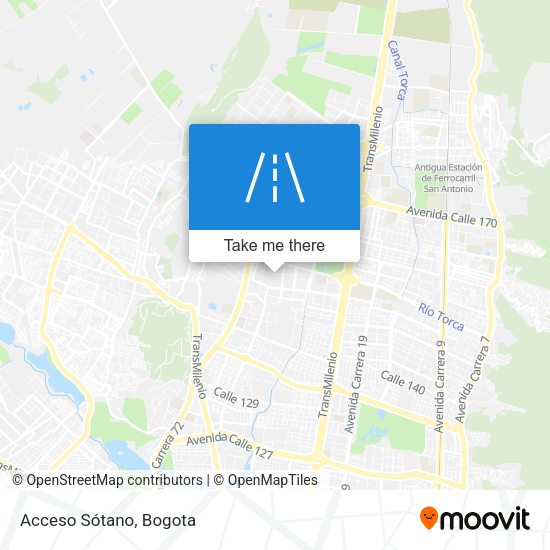 Mapa de Acceso Sótano