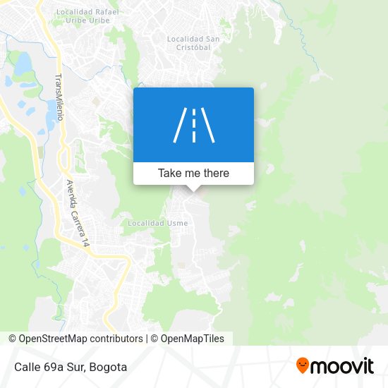 Mapa de Calle 69a Sur