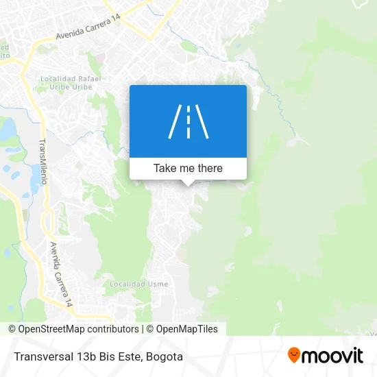Mapa de Transversal 13b Bis Este