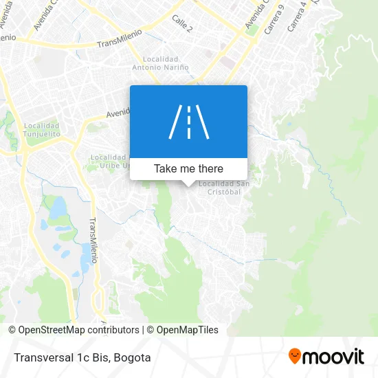 Mapa de Transversal 1c Bis