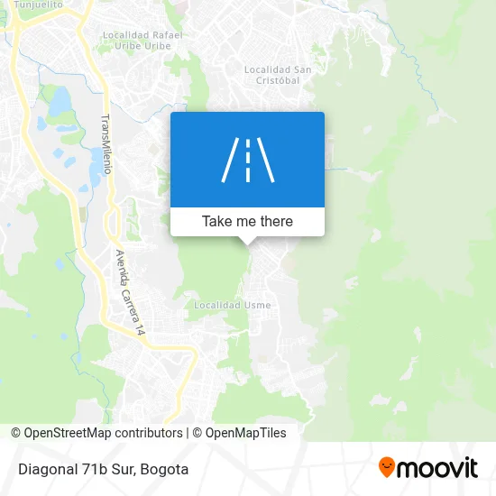 Diagonal 71b Sur map