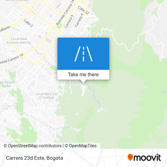 Mapa de Carrera 23d Este
