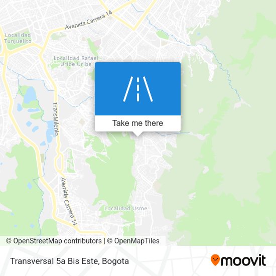 Transversal 5a Bis Este map