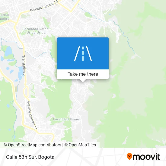 Mapa de Calle 53h Sur
