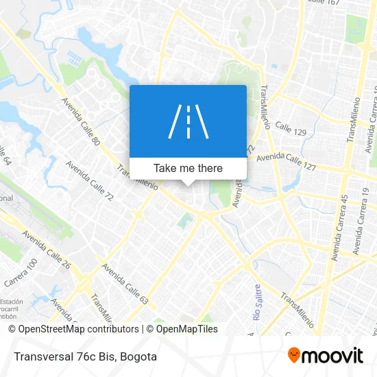 Mapa de Transversal 76c Bis