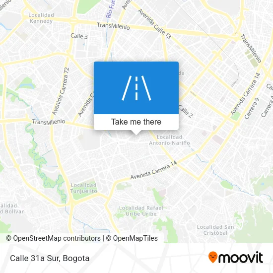 Mapa de Calle 31a Sur