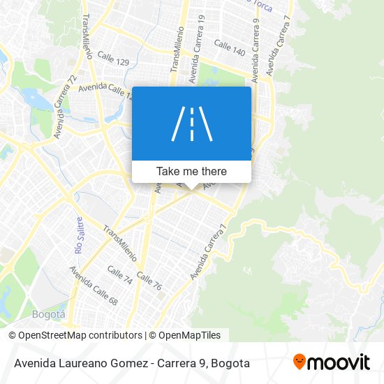 Avenida Laureano Gomez - Carrera 9 map