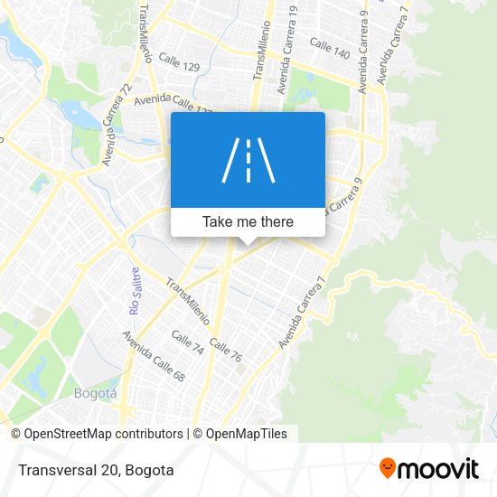 Mapa de Transversal 20