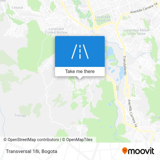 Mapa de Transversal 18i