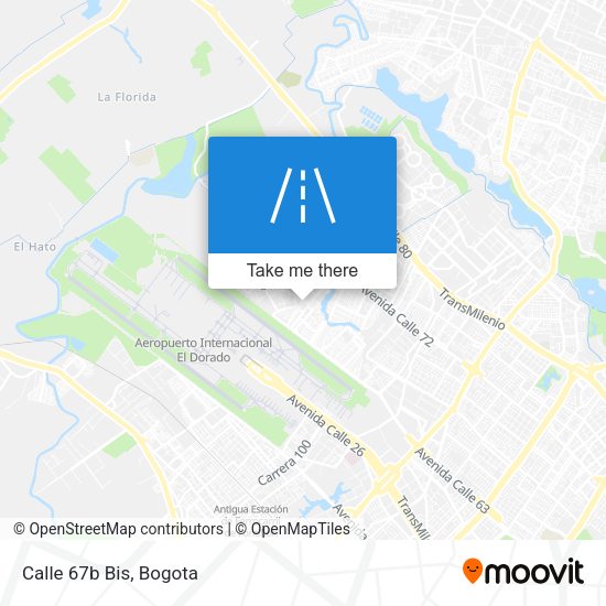 Mapa de Calle 67b Bis
