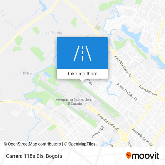 Mapa de Carrera 118a Bis