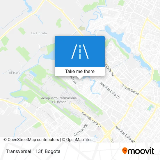 Mapa de Transversal 113f