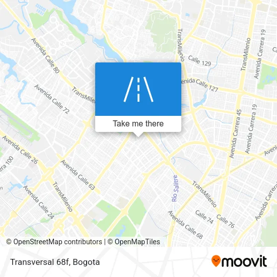 Mapa de Transversal 68f