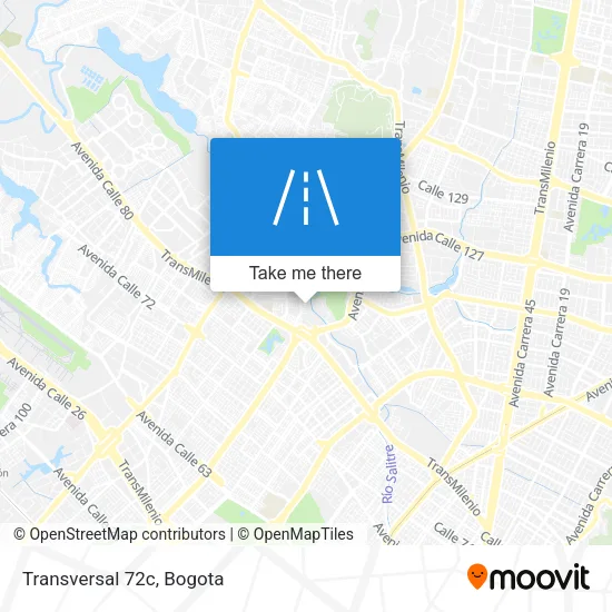 Mapa de Transversal 72c