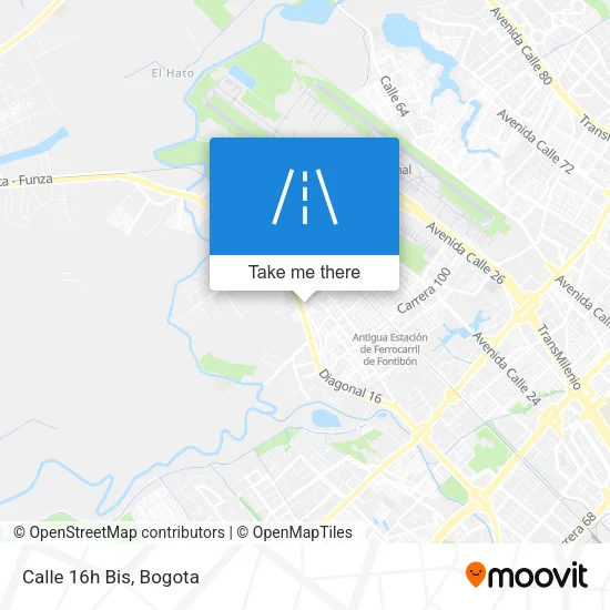 Mapa de Calle 16h Bis