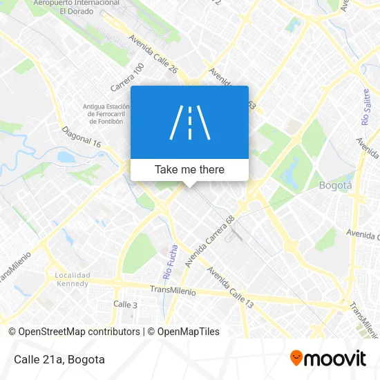 Mapa de Calle 21a