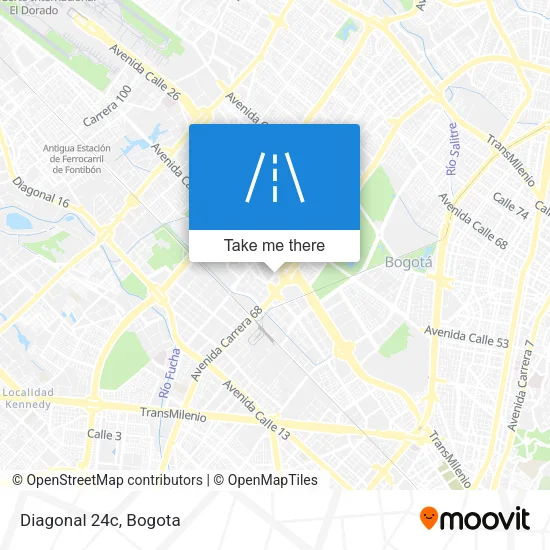 Mapa de Diagonal 24c