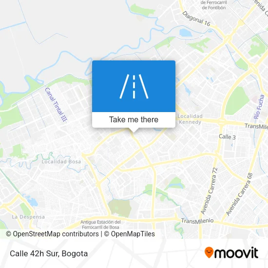 Calle 42h Sur map