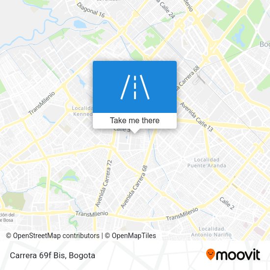 Mapa de Carrera 69f Bis