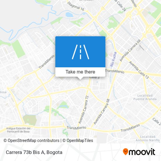 Mapa de Carrera 73b Bis A