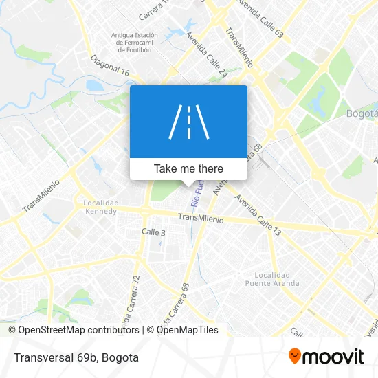 Mapa de Transversal 69b