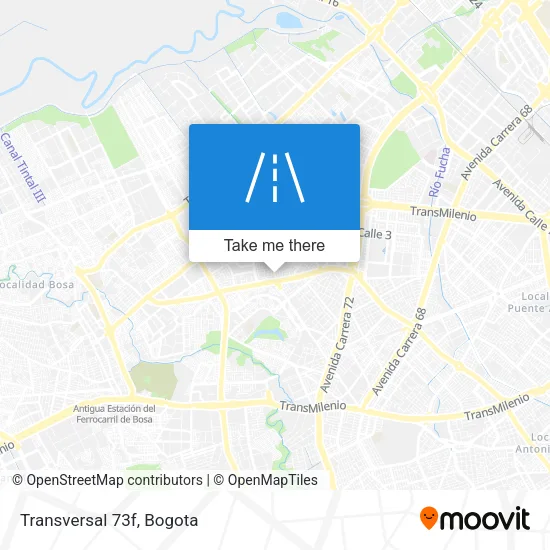 Mapa de Transversal 73f