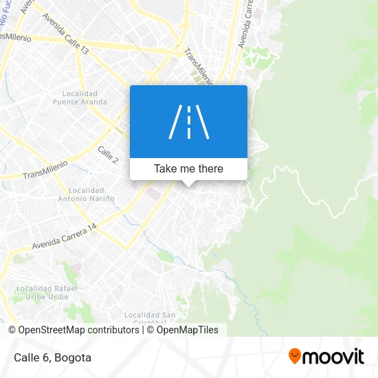 Calle 6 map