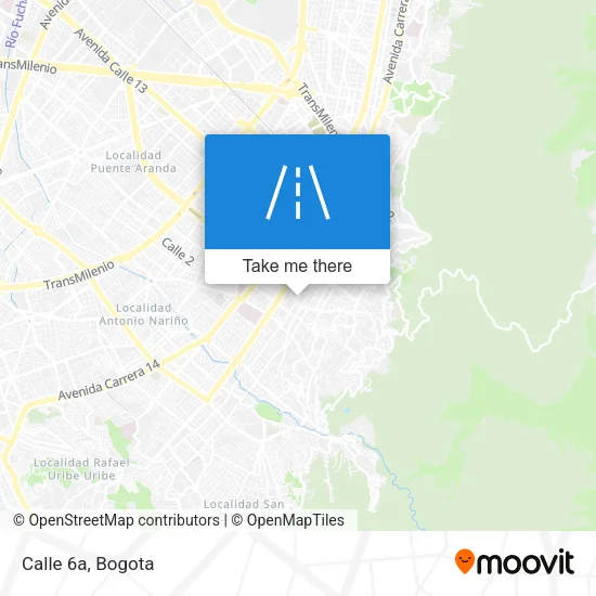 Calle 6a map