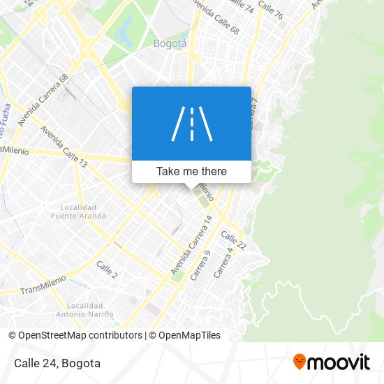 Calle 24 map