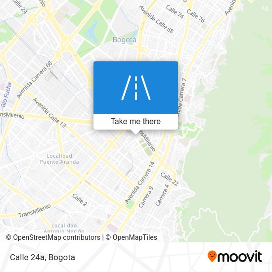 Calle 24a map