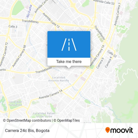 Mapa de Carrera 24c Bis