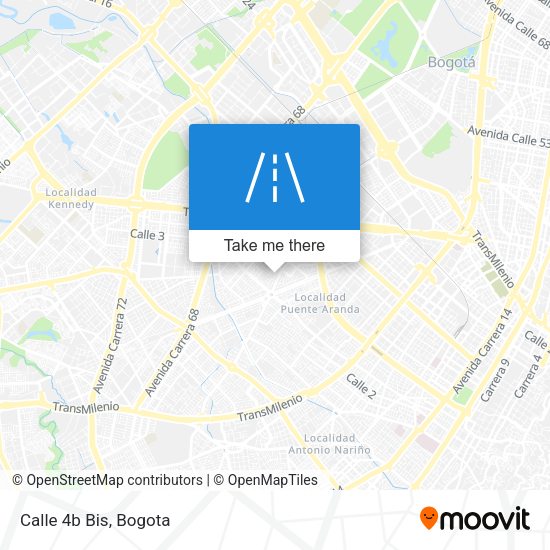 Mapa de Calle 4b Bis