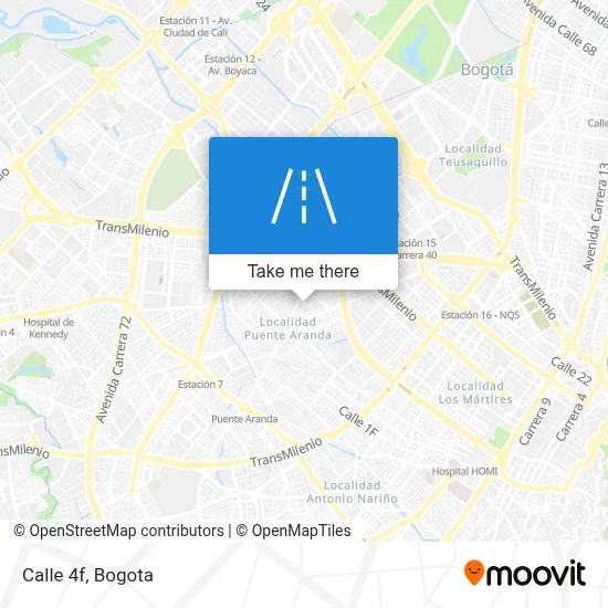 Calle 4f map