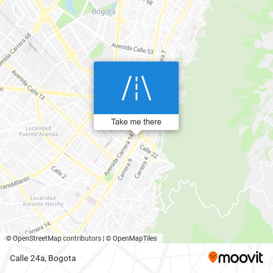 Calle 24a map