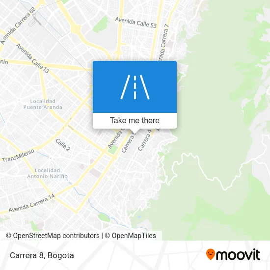 Carrera 8 map