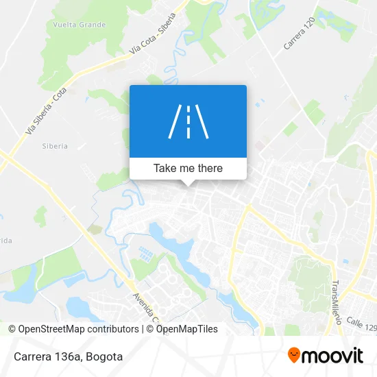 Carrera 136a map