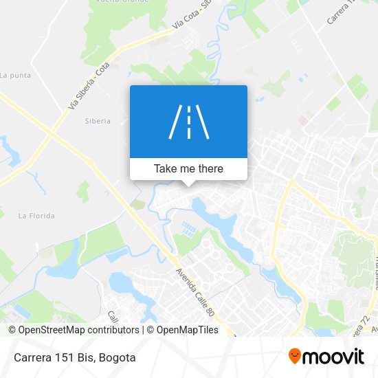 Mapa de Carrera 151 Bis