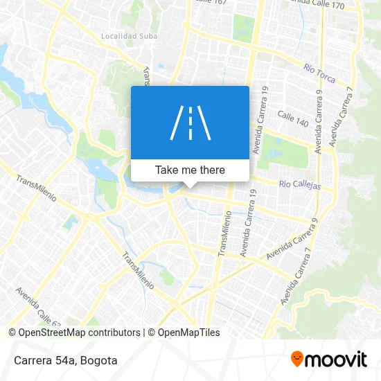 ¿Cómo llegar a Carrera 54a, Suba en autobús o tranvía?