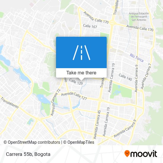 Mapa de Carrera 55b