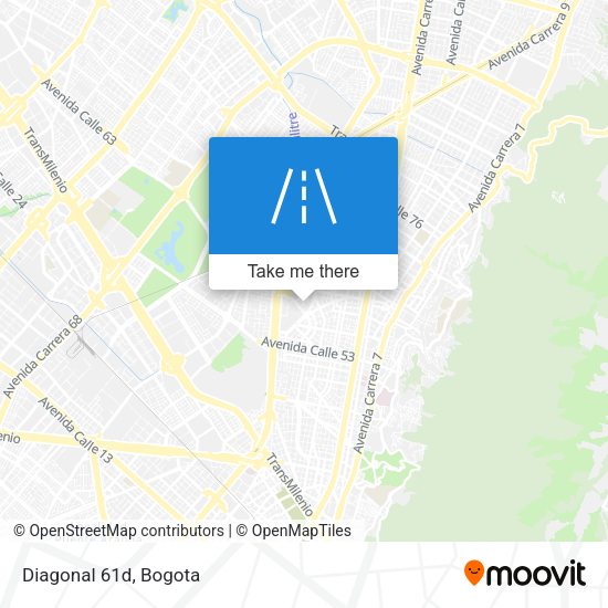Mapa de Diagonal 61d