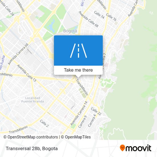 Mapa de Transversal 28b