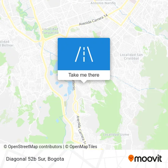 Diagonal 52b Sur map