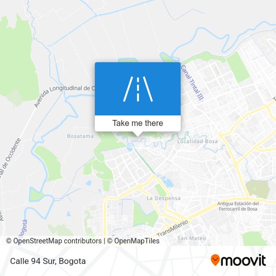Mapa de Calle 94 Sur