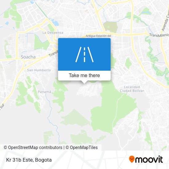 Mapa de Kr 31b Este