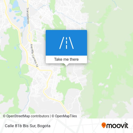 Mapa de Calle 81b Bis Sur