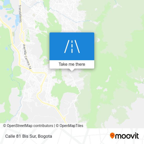 Mapa de Calle 81 Bis Sur