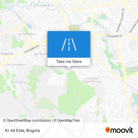 Mapa de Kr 44 Este