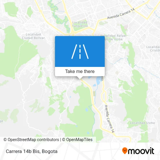 Mapa de Carrera 14b Bis