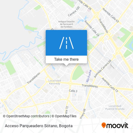 Acceso Parqueadero Sótano map